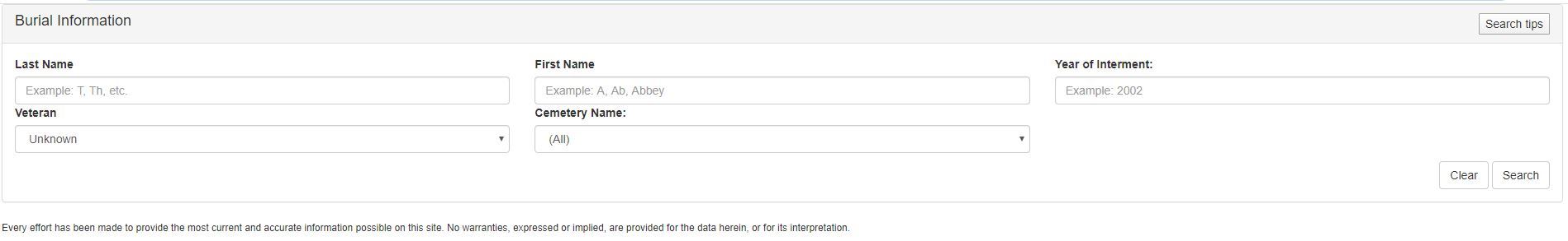 cementary Opens in new window