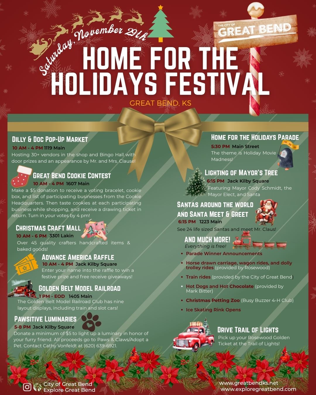 Home for the Holidays Flyer 2025
